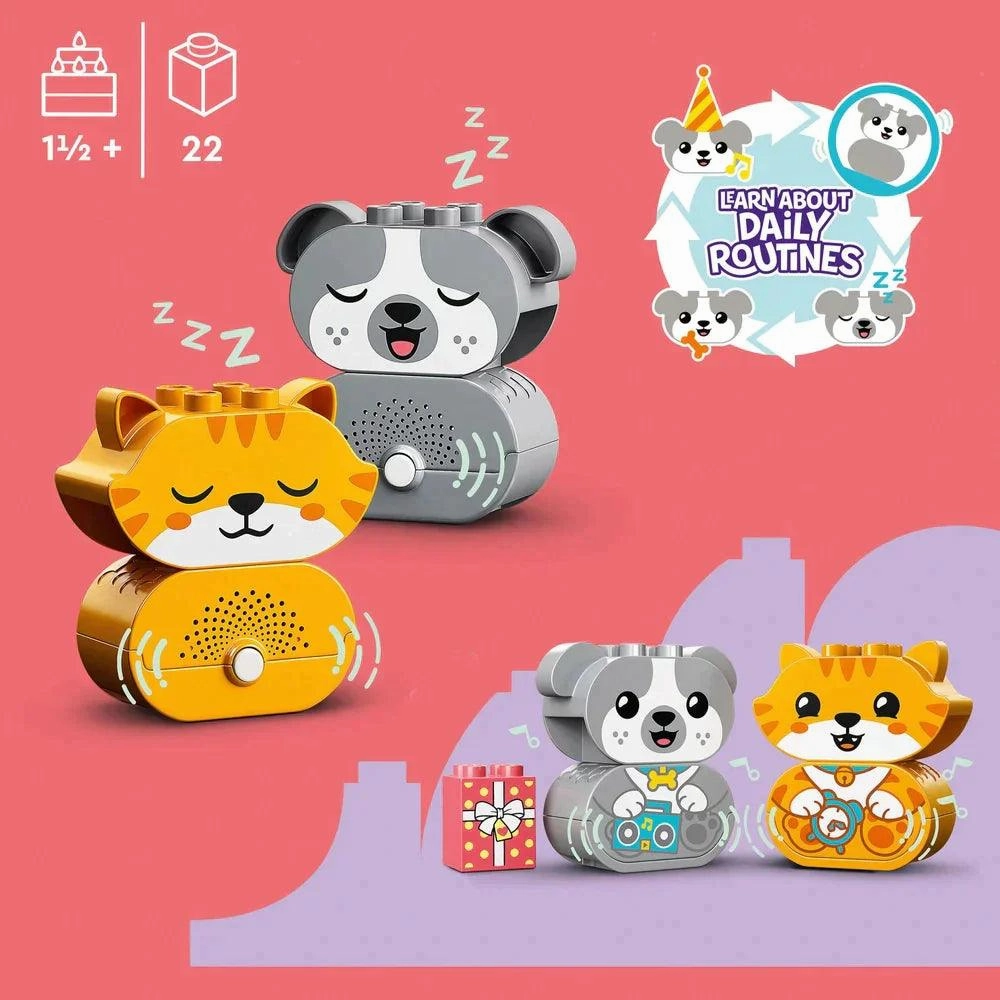 LEGO DUPLO 10977 My First Puppy & Kitten with Sounds Pet Toy