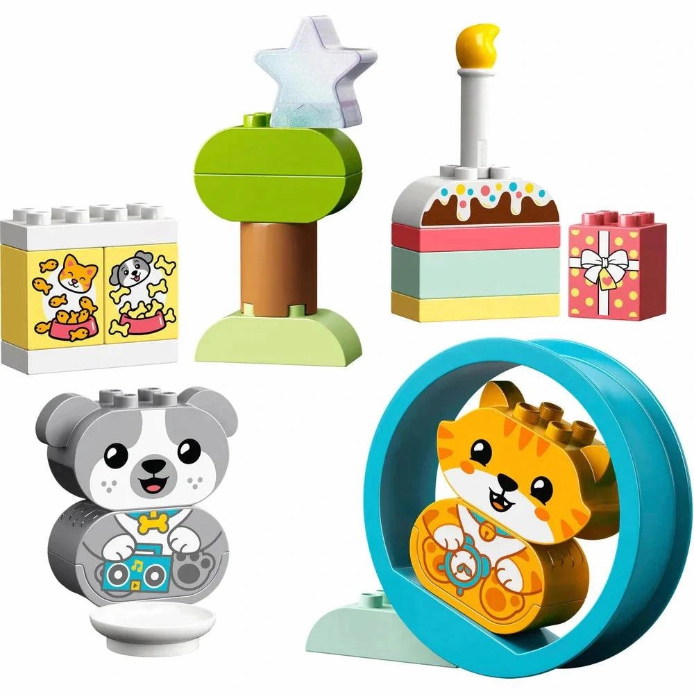 LEGO DUPLO 10977 My First Puppy & Kitten with Sounds Pet Toy