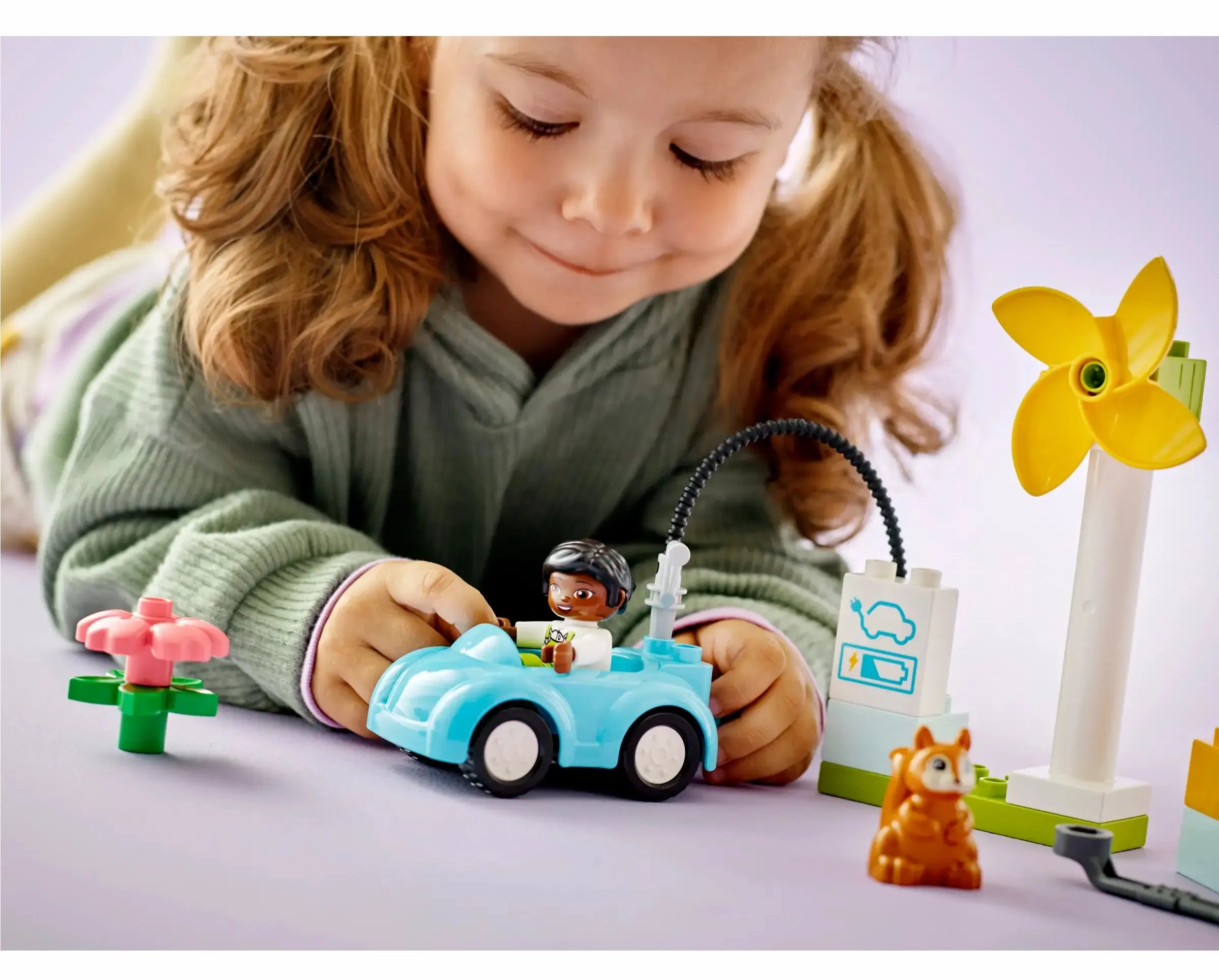 LEGO DUPLO 10985 Wind Turbine and Electric Car