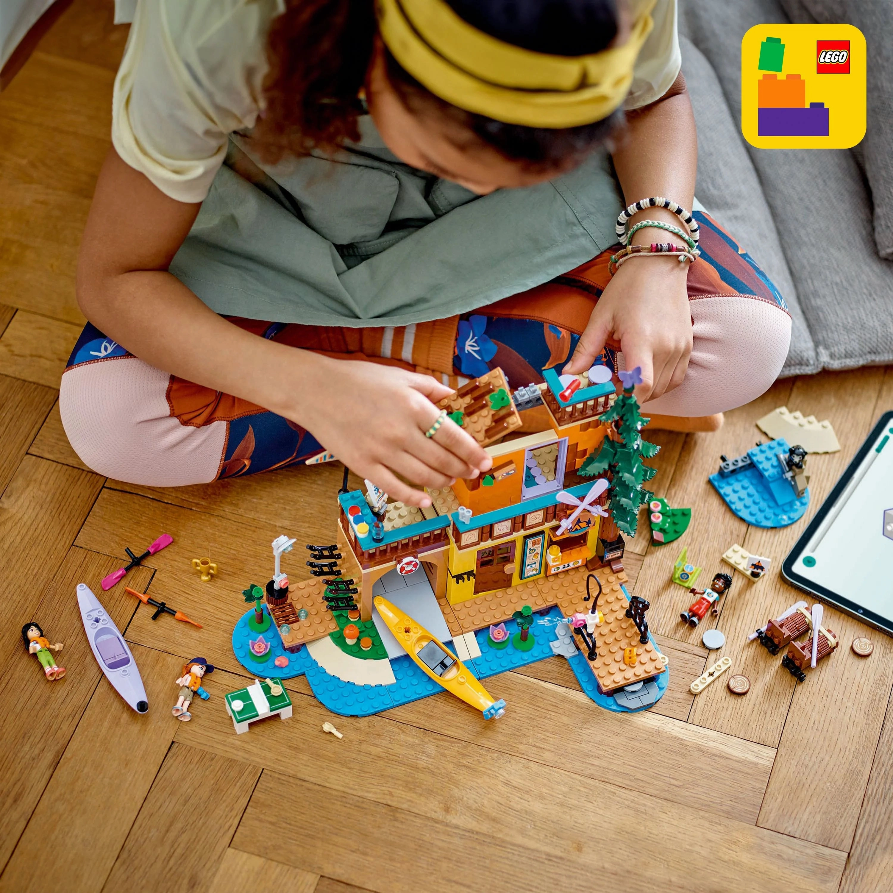 LEGO Friends Adventure Camp Water Sports Building Toy for Role Play, Gift Idea for Kids 42626