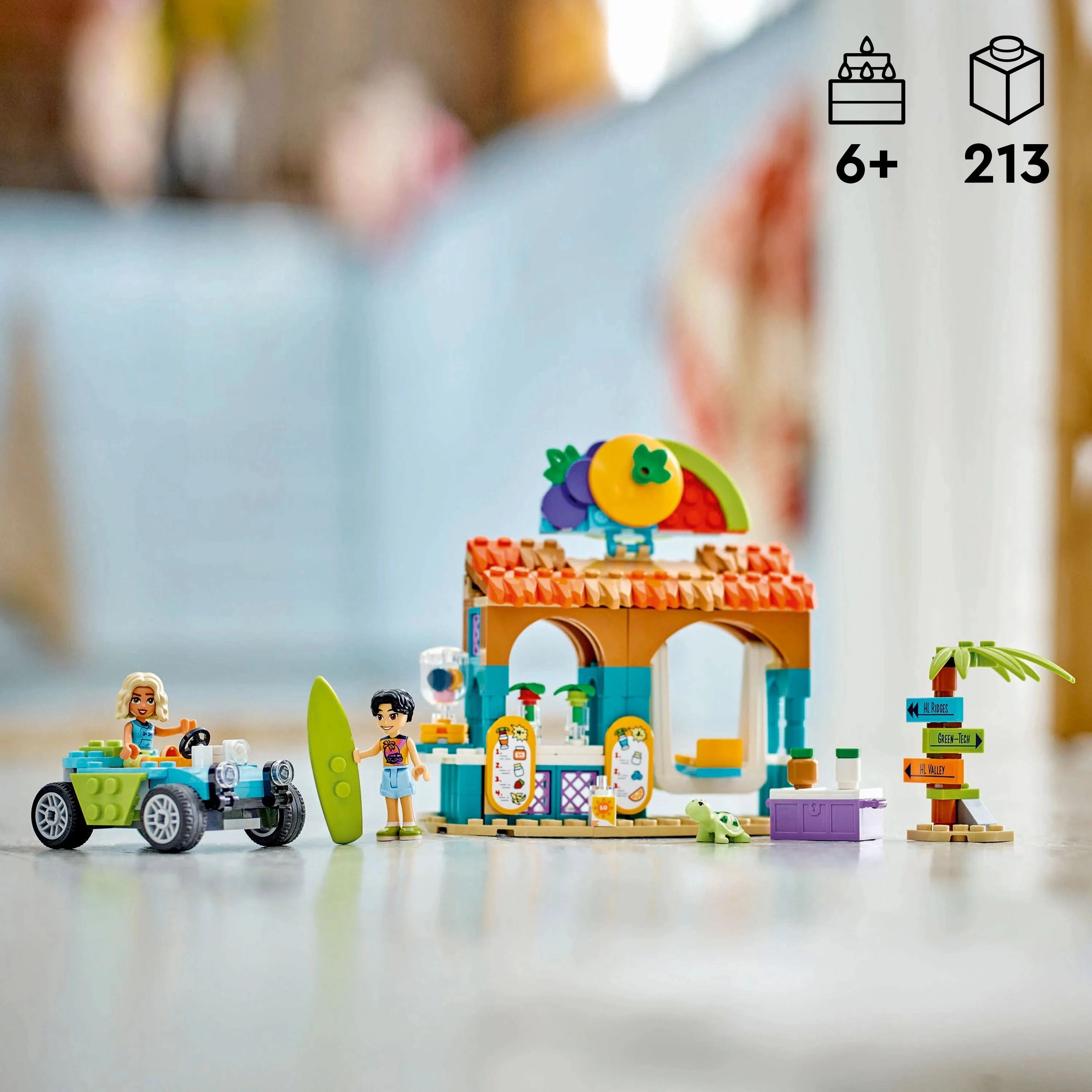 LEGO Friends Beach Smoothie Stand, Kids Play Food Set, Gift Idea for Girls and Boys 42625