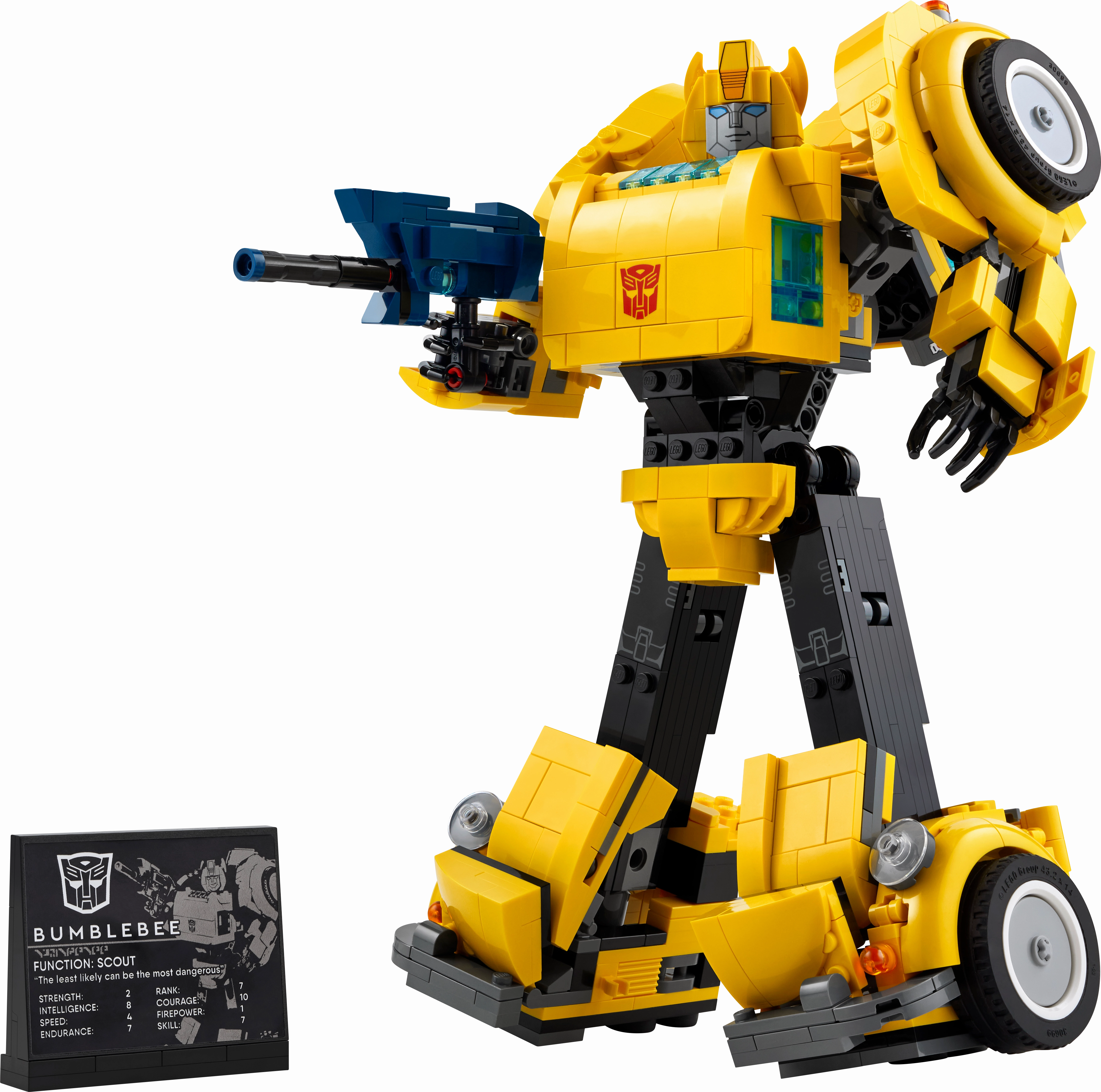 LEGO Icons Transformers Bumblebee Robot Action Figure Building Set for Adults 10338