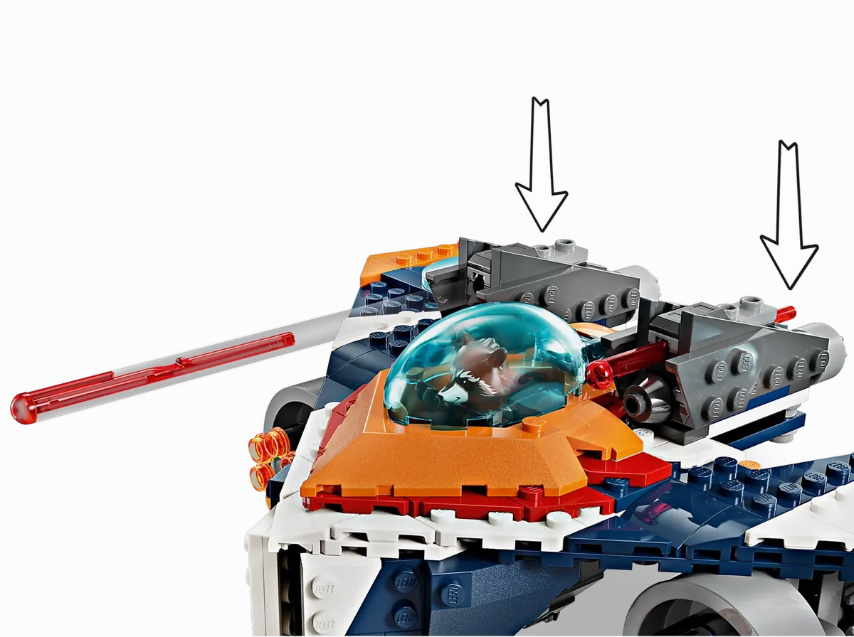 LEGO Marvel Rockets Warbird vs. Ronan