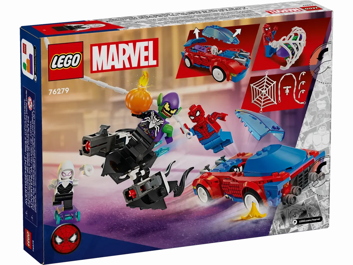 LEGO Marvel Spider-Man Race Car & Venom Green Goblin