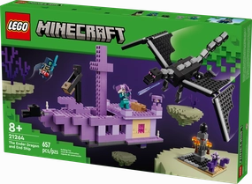 LEGO Minecraft The Ender Dragon and End Ship Video-Game Adventure Toy 21264