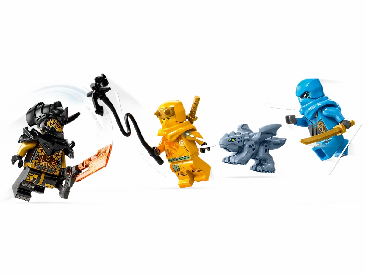 LEGO NINJAGO NYA and Arins Baby Dragon Battle 71798 Ninja Building Toy