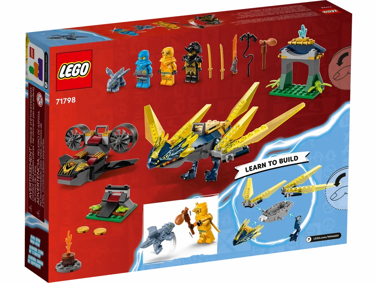 LEGO NINJAGO NYA and Arins Baby Dragon Battle 71798 Ninja Building Toy