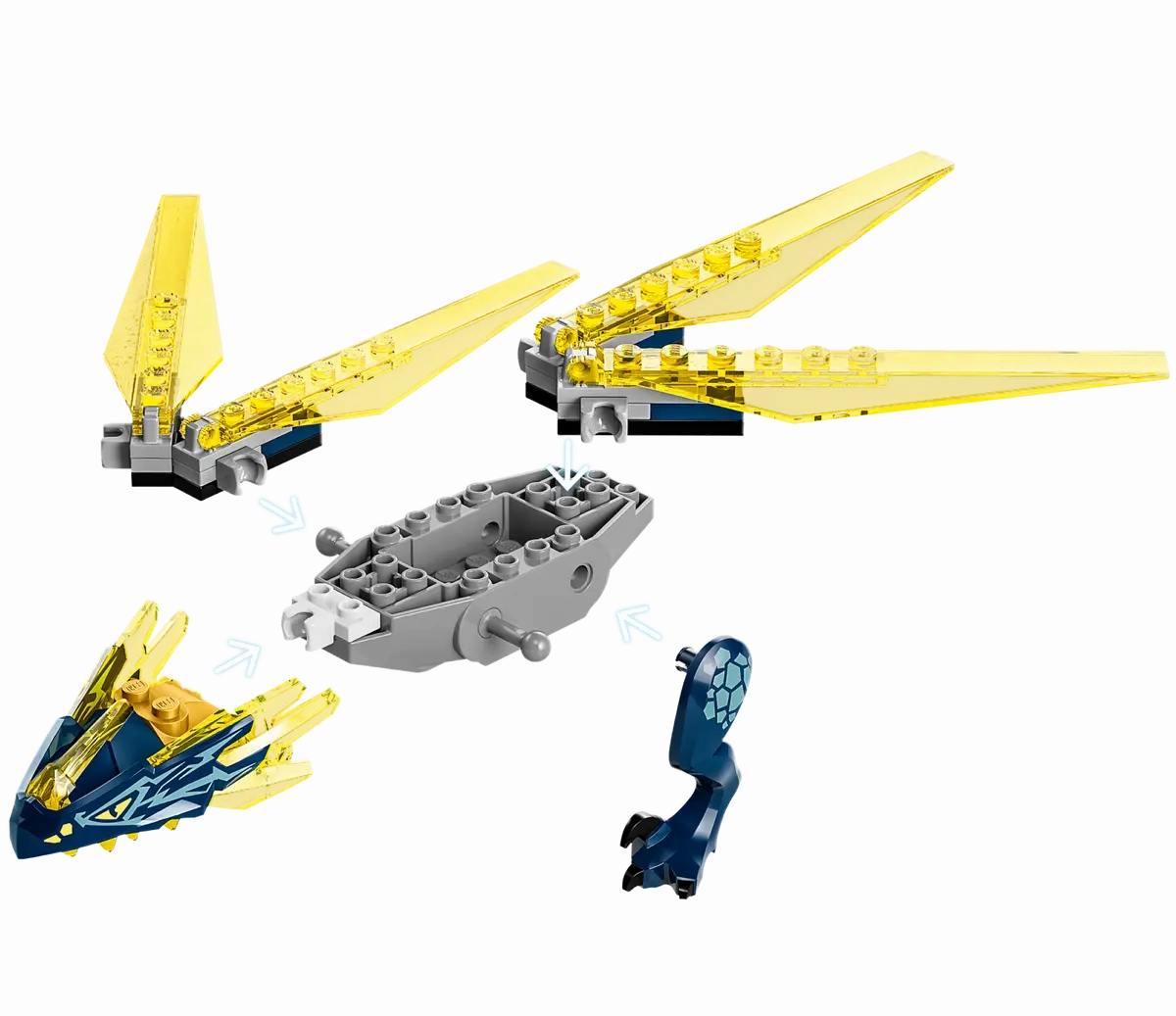 LEGO NINJAGO NYA and Arins Baby Dragon Battle 71798 Ninja Building Toy