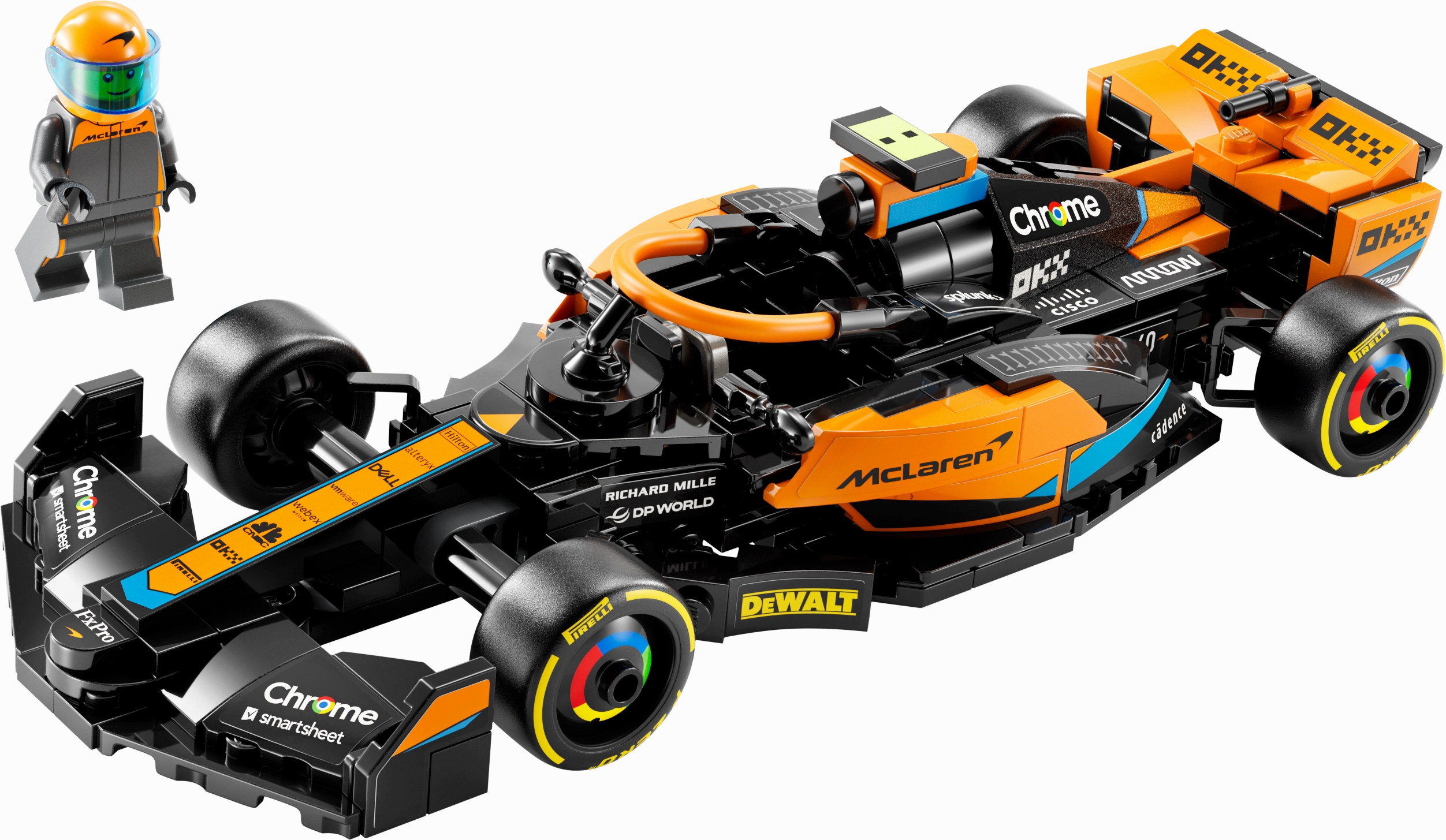 LEGO Speed Champions 2023 McLaren Formula 1 Race Car Toy Set 76919