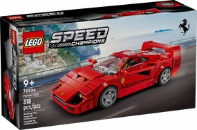 LEGO Speed Champions Ferrari F40 Supercar Buildable Vehicle and Toy Model Car Playset 76934