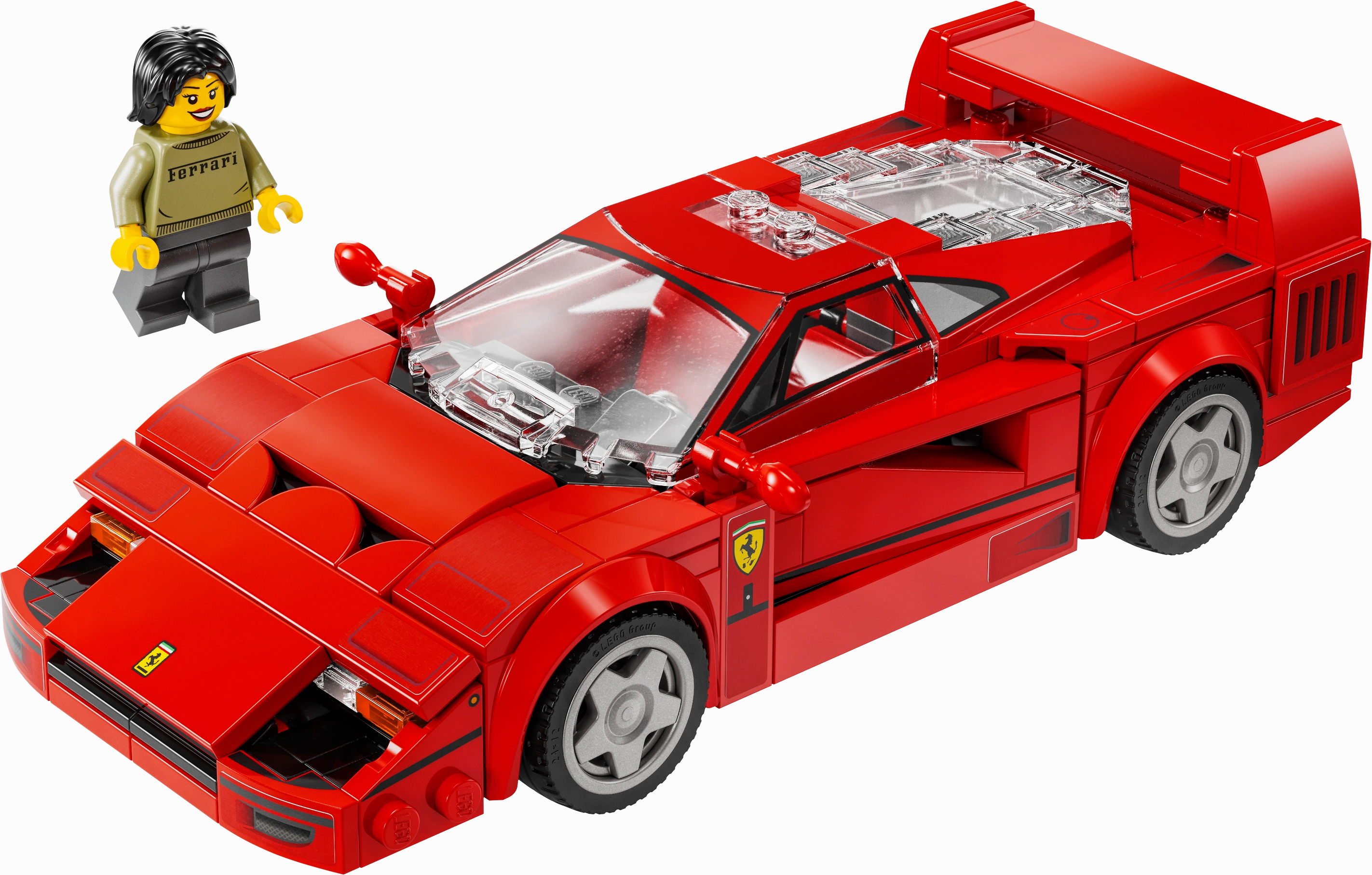 LEGO Speed Champions Ferrari F40 Supercar Buildable Vehicle and Toy Model Car Playset 76934