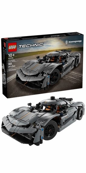 LEGO Technic Koenigsegg Jesko Absolut Gray Hypercar Building Set for Kids 42173