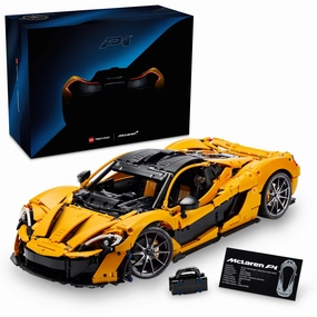 LEGO Technic McLaren P1 Hypercar Set for Adults, Vehicle Enthusiast Gift 42172
