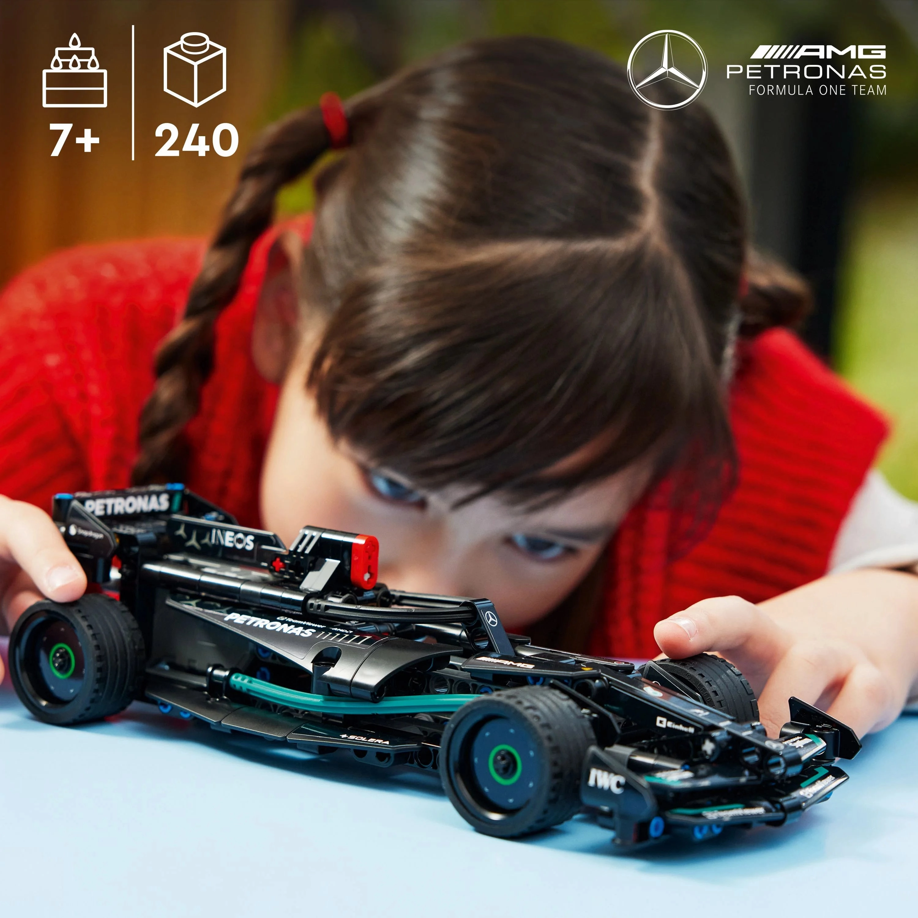 LEGO Technic Mercedes-AMG F1 W14 E Performance Pull-Back Toy Set 42165