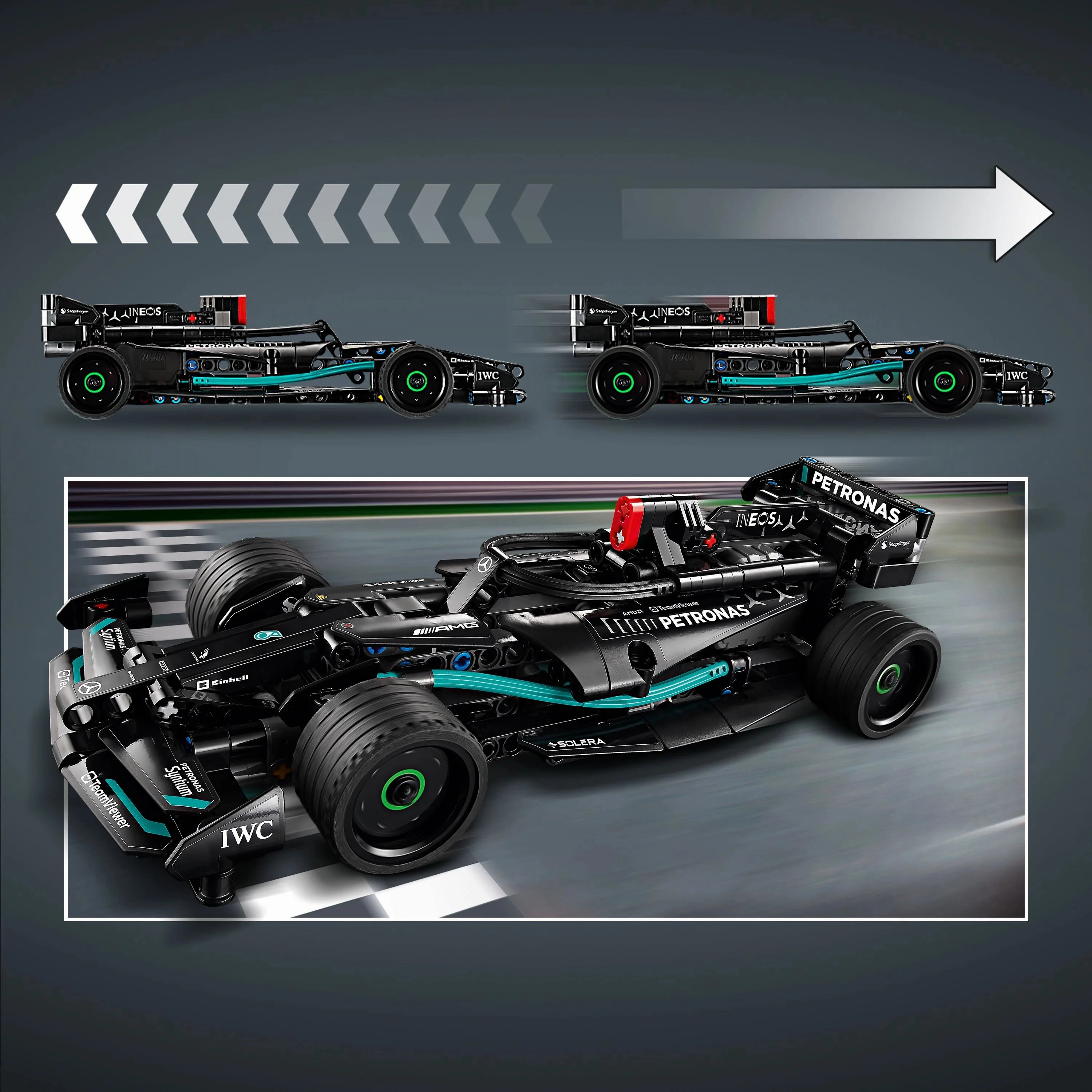 LEGO Technic Mercedes-AMG F1 W14 E Performance Pull-Back Toy Set 42165