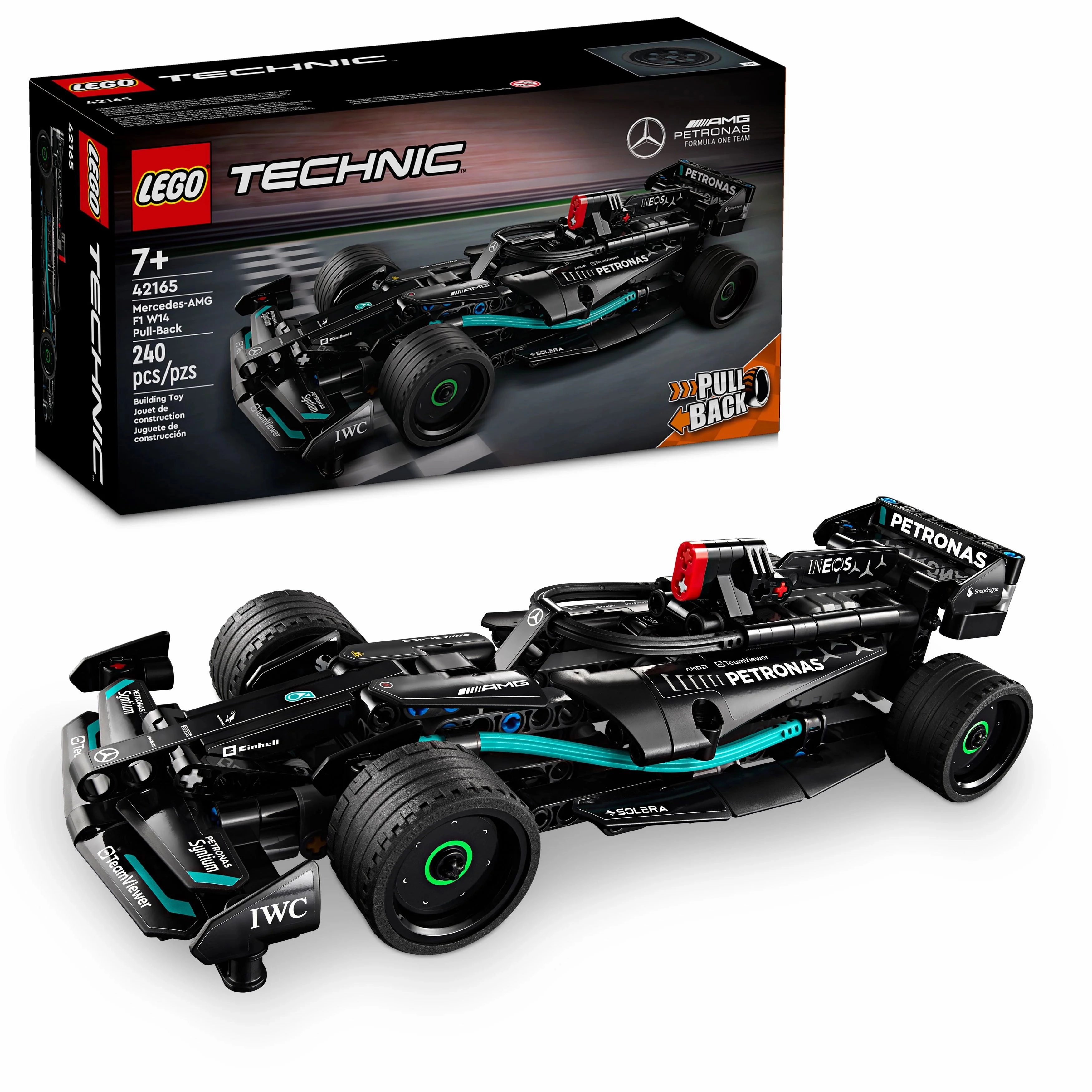 LEGO Technic Mercedes-AMG F1 W14 E Performance Pull-Back Toy Set 42165