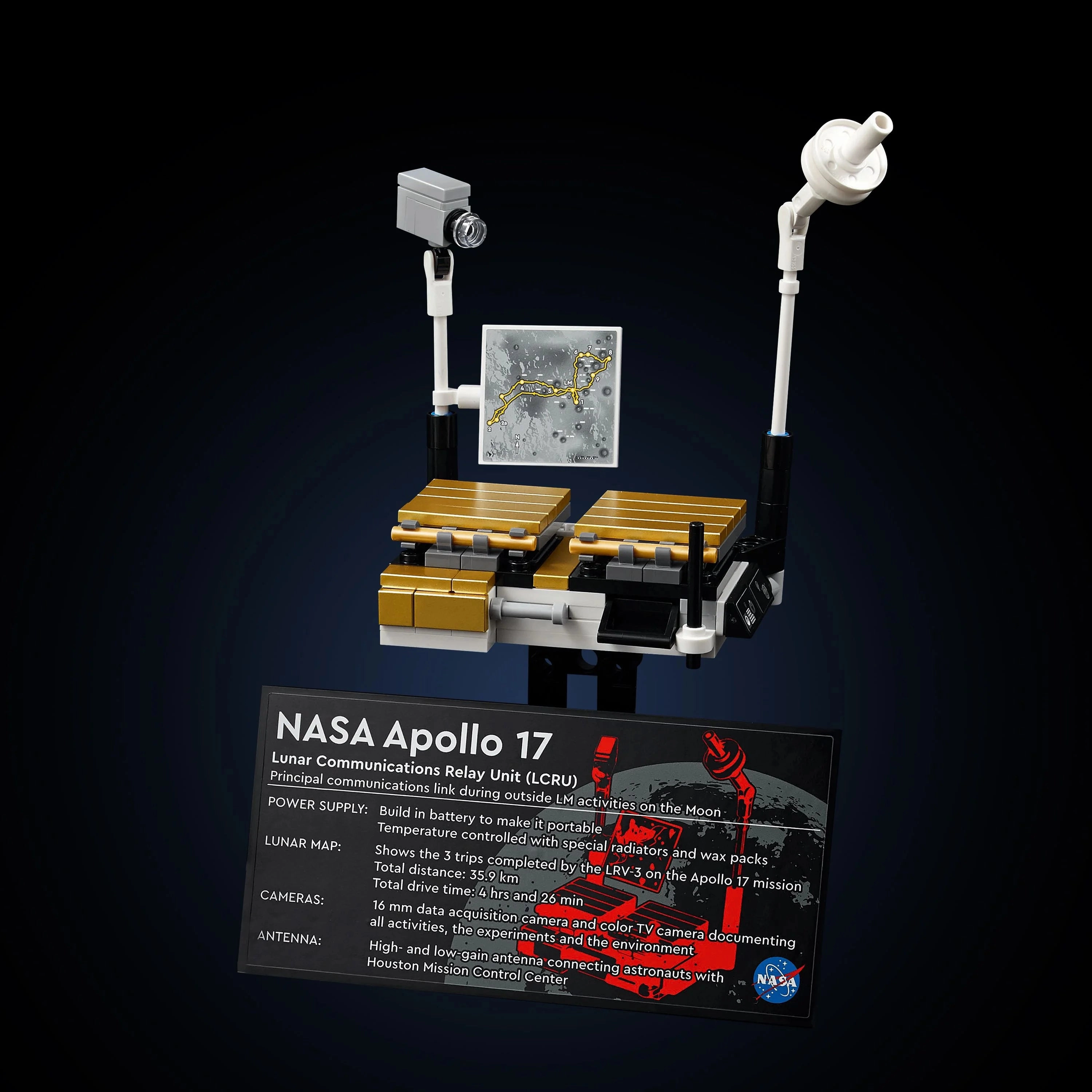 LEGO Technic NASA Apollo Lunar Roving Vehicle  LRV, Space Rover Model Set for Adults 42182