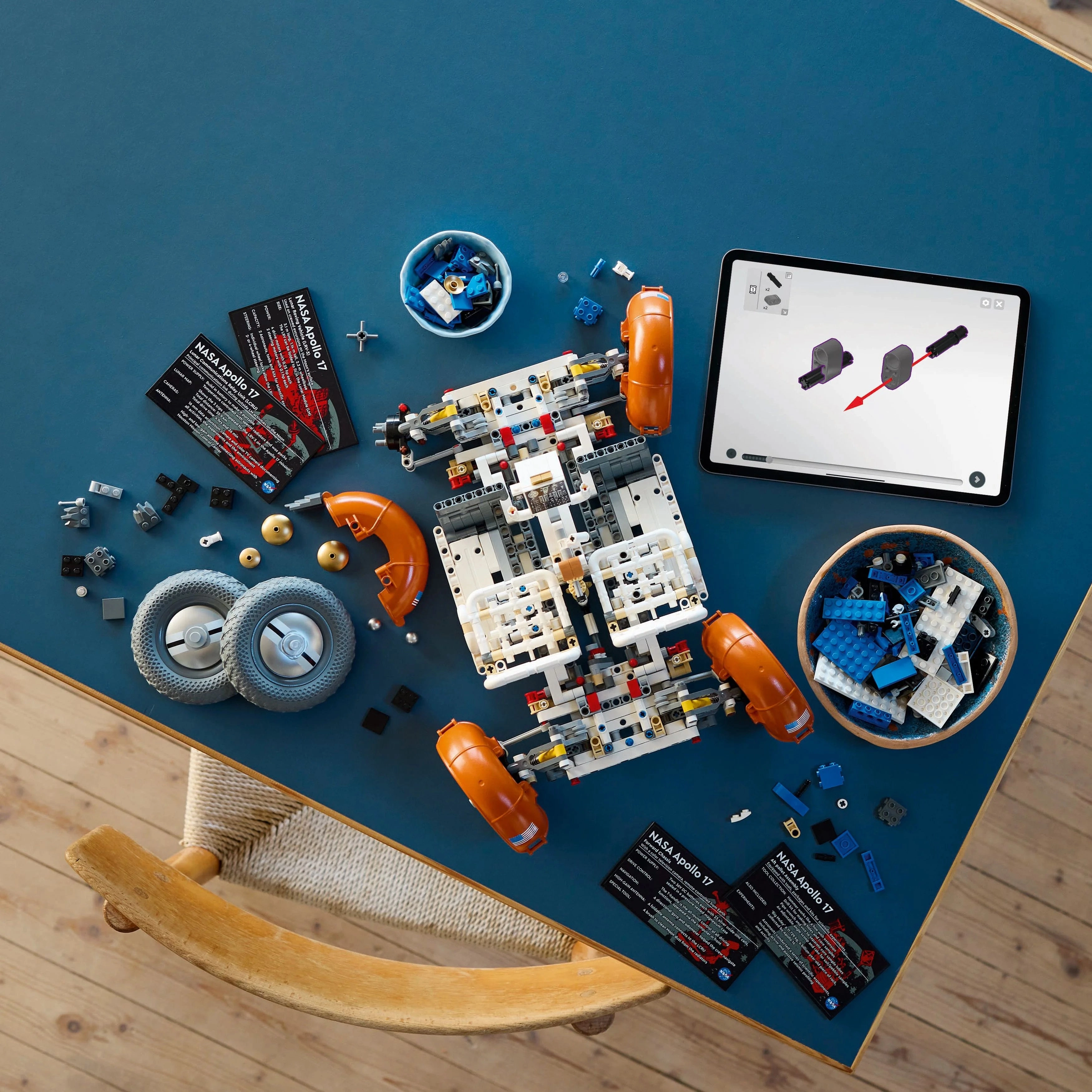 LEGO Technic NASA Apollo Lunar Roving Vehicle  LRV, Space Rover Model Set for Adults 42182