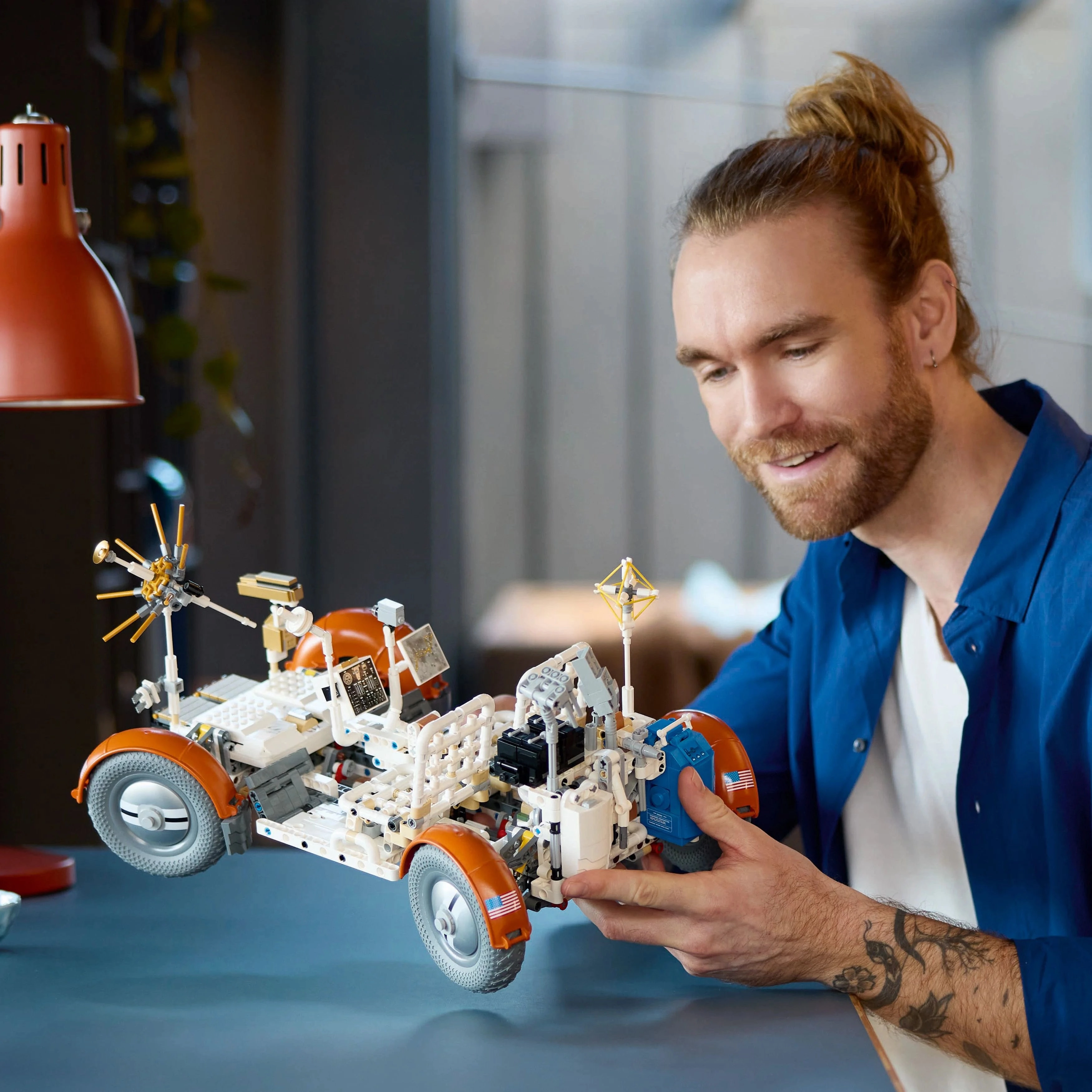 LEGO Technic NASA Apollo Lunar Roving Vehicle  LRV, Space Rover Model Set for Adults 42182