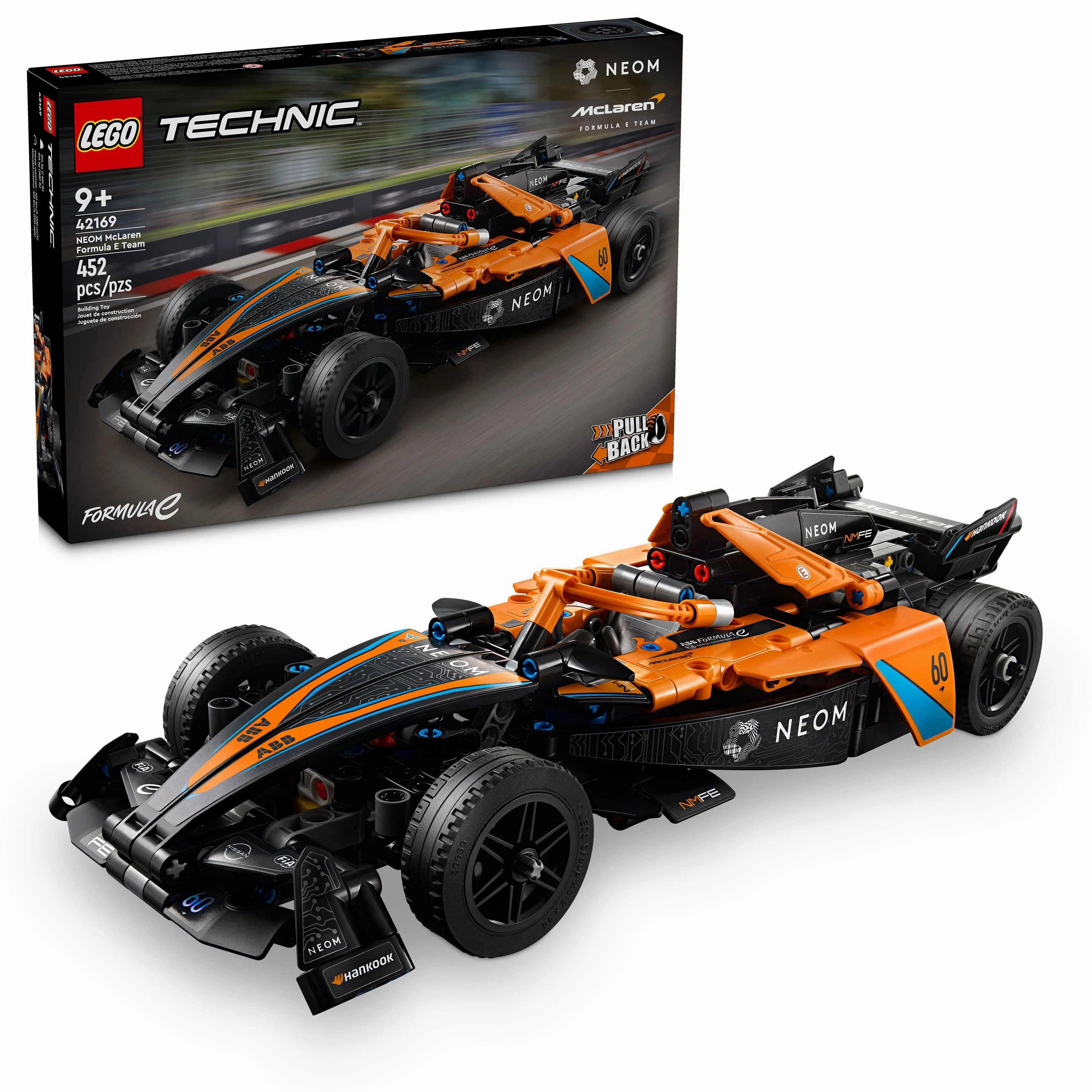 LEGO Technic NEOM McLaren Formula E Race Car Toy Gift Model 42169