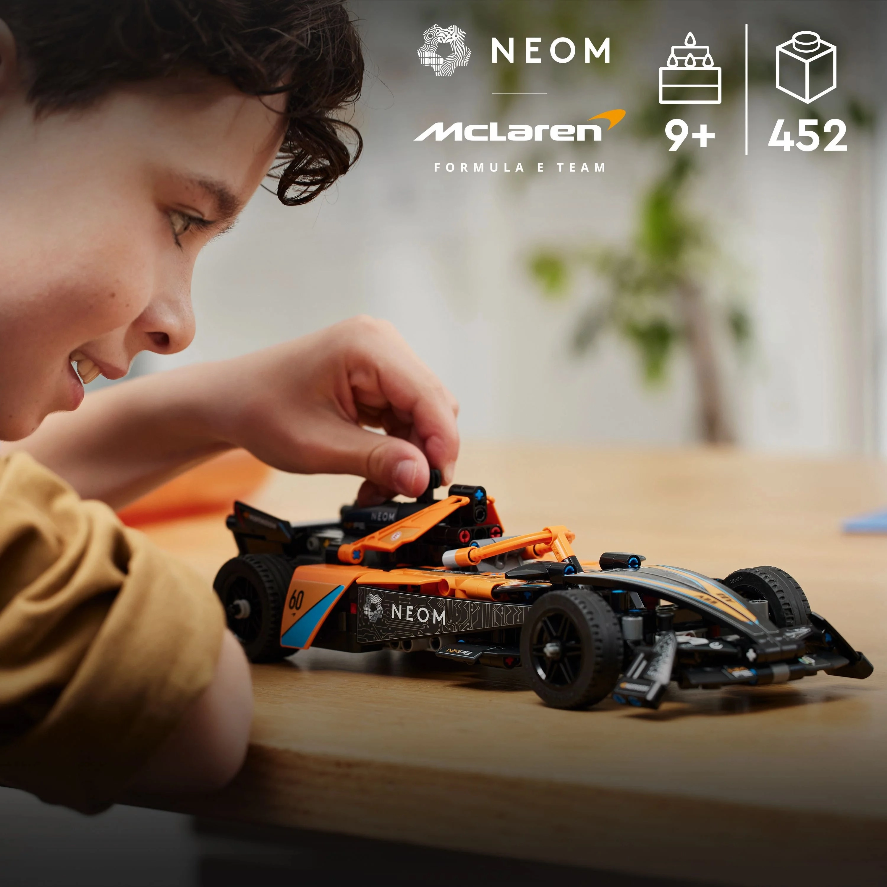 LEGO Technic NEOM McLaren Formula E Race Car Toy Gift Model 42169