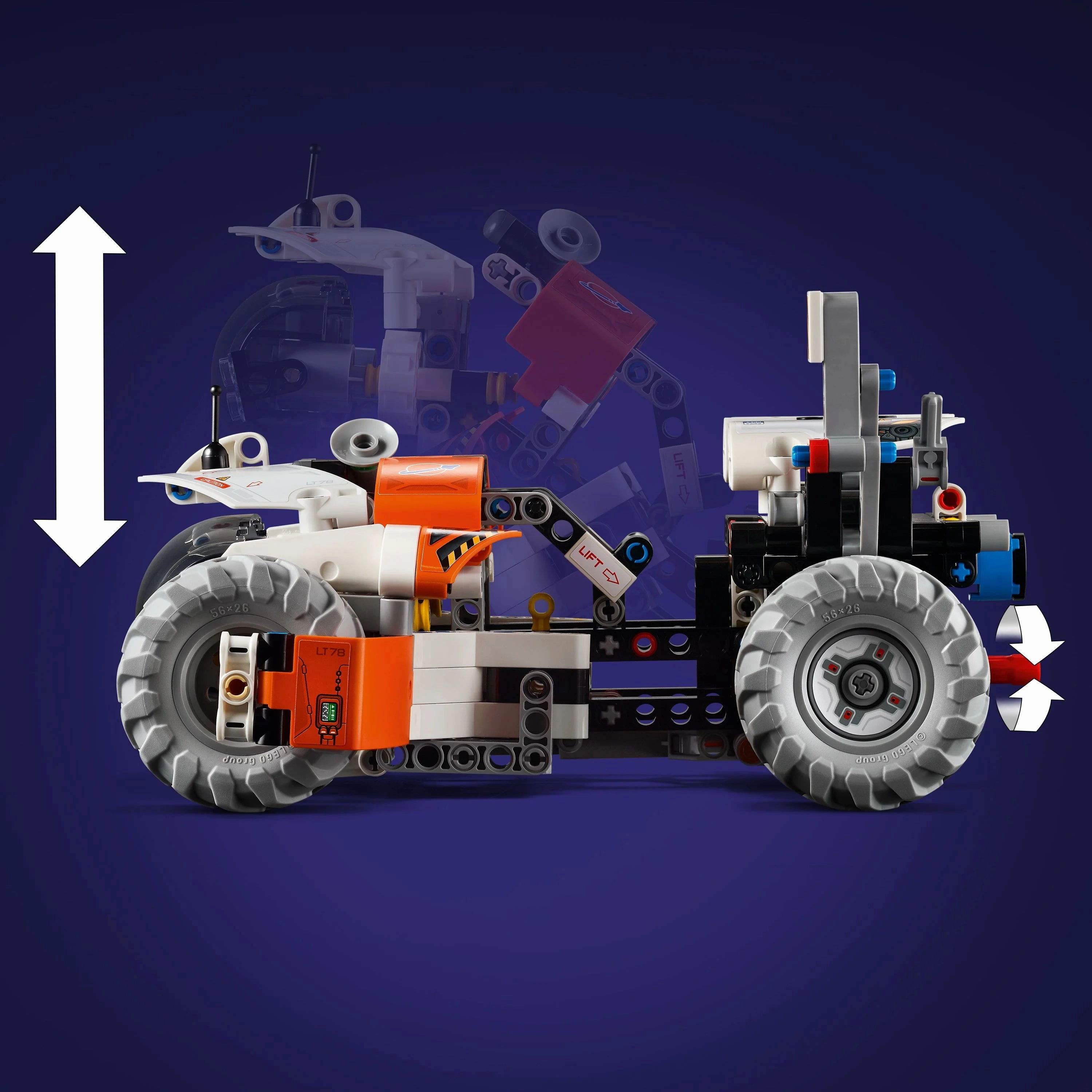 LEGO Technic Surface Space Loader LT78 Set for Exploration Play 42178