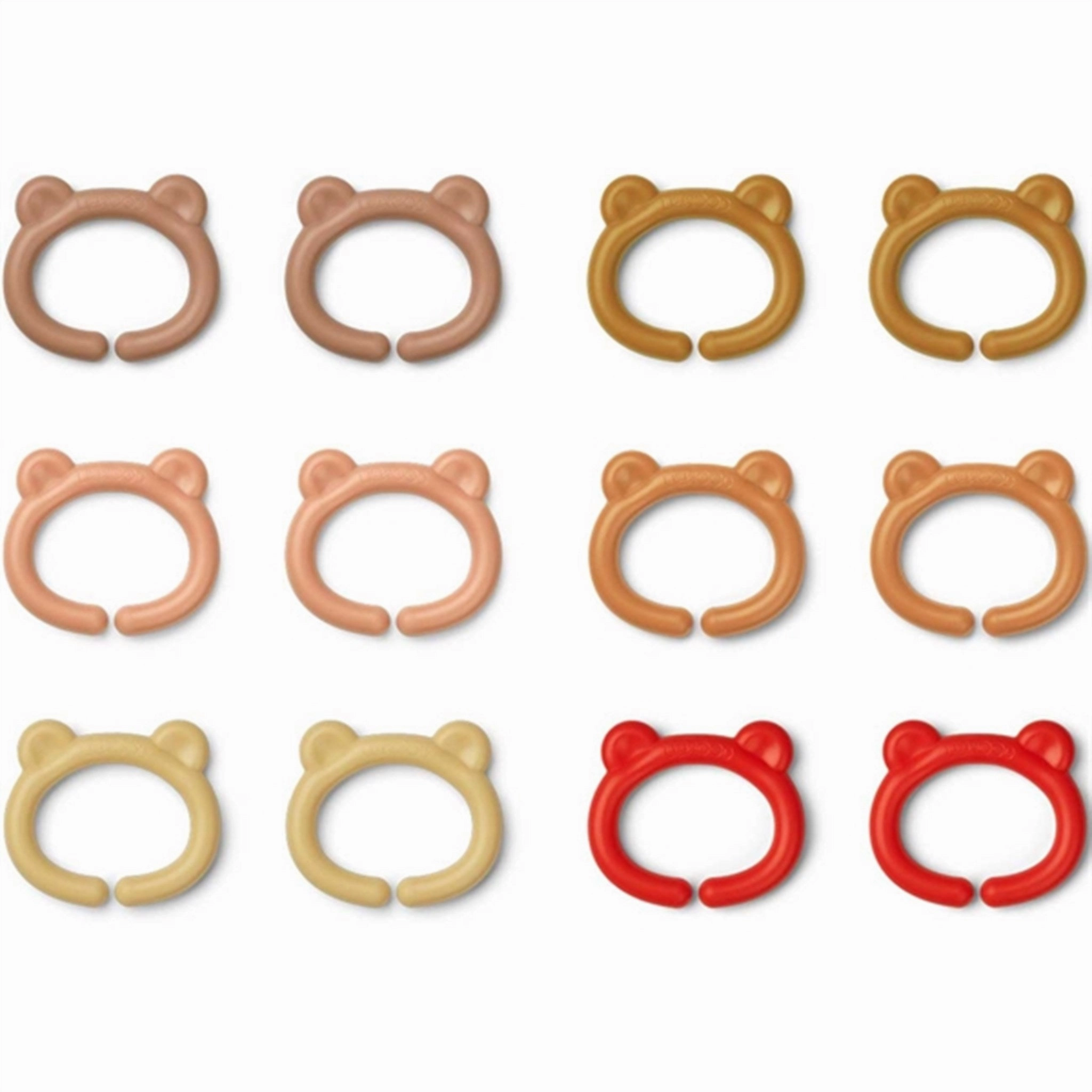 Liewood Benedict Multi Ring 12-Pack Rose Multi Mix