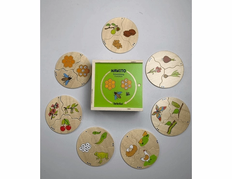 Life Cycle Puzzles by Beleduc (Incl. 7 Puzzles Total) - Evolution