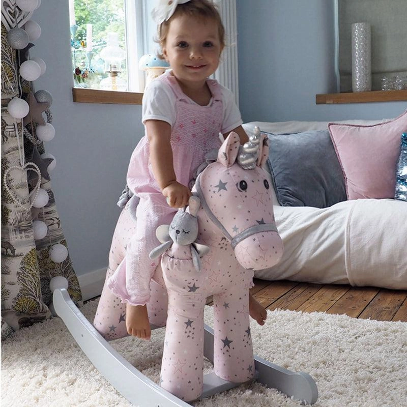 Little Bird Told Me Celeste & Fae Rocking Unicorn 12m 