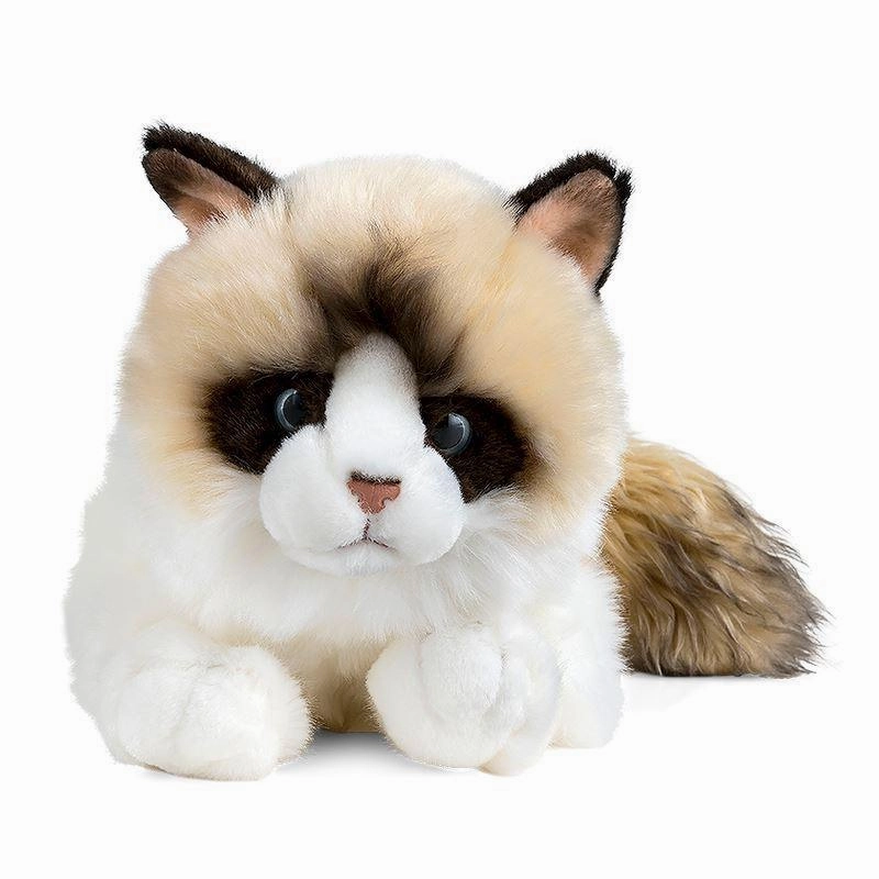 LIVING NATURE 24cm Ragdoll Cat Plush