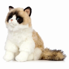 LIVING NATURE 24cm Ragdoll Cat Plush