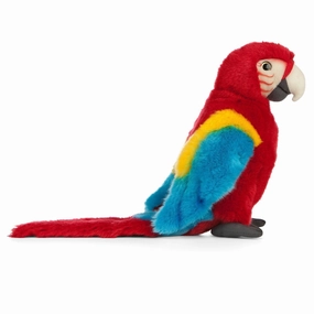 LIVING NATURE AN470 Red Macaw Parrot Soft Toy