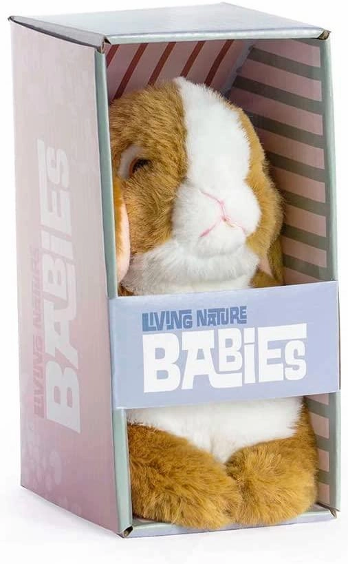 LIVING NATURE Babies Brown Bunny 17cm Soft Toy
