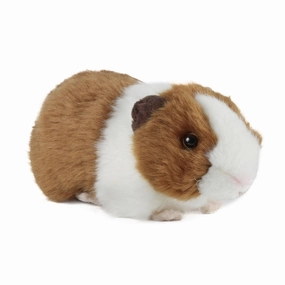 LIVING NATURE Brown Guinea Pig with Sound 20cm Soft Toy