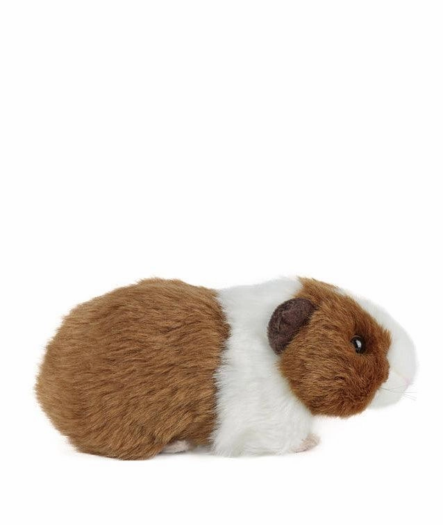 LIVING NATURE Brown Guinea Pig with Sound 20cm Soft Toy