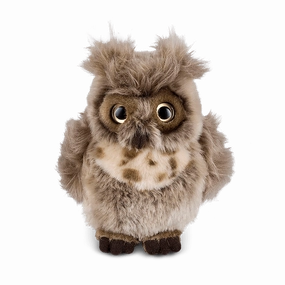 LIVING NATURE Brown Owl Soft Toy 18cm