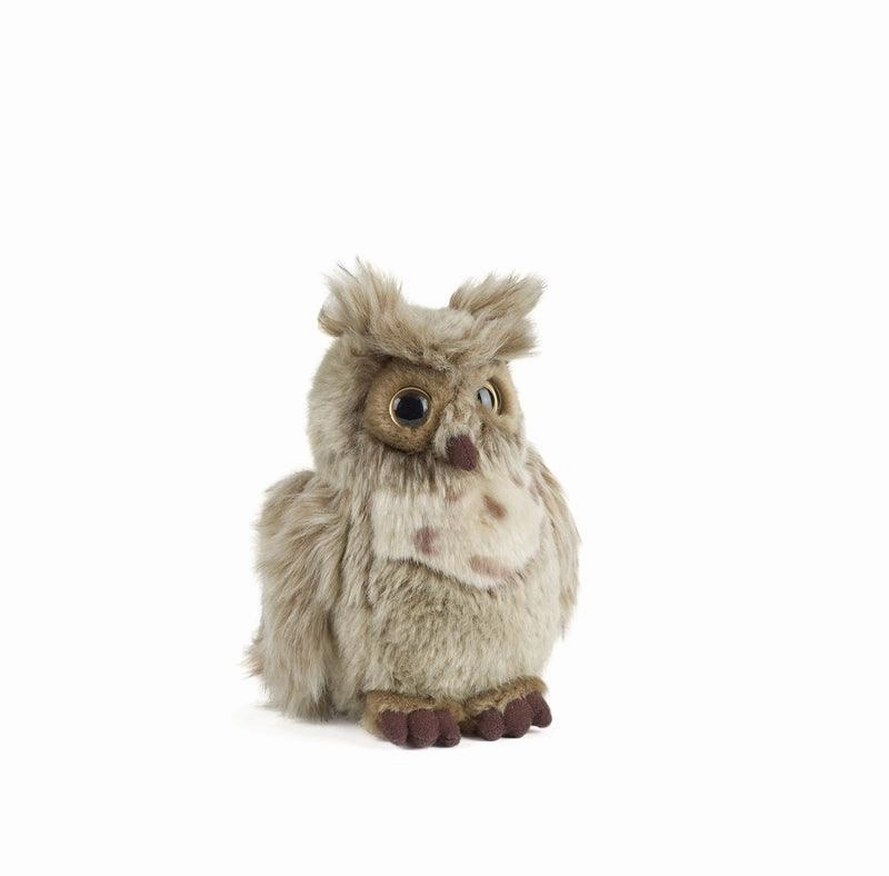 LIVING NATURE Brown Owl Soft Toy 18cm