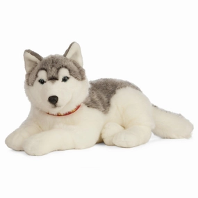 LIVING NATURE Giant 60cm Husky Dog Soft Toy