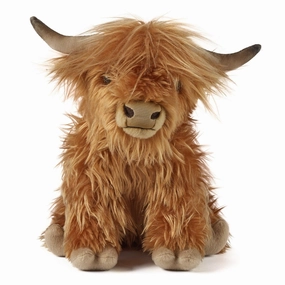 LIVING NATURE Highland Cow Large with Sound