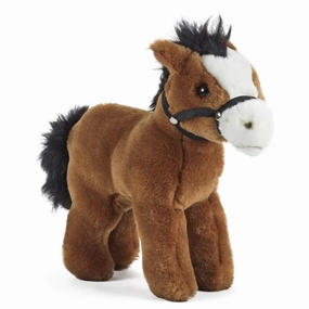 LIVING NATURE Horse with Bridle 23cm Soft Toy