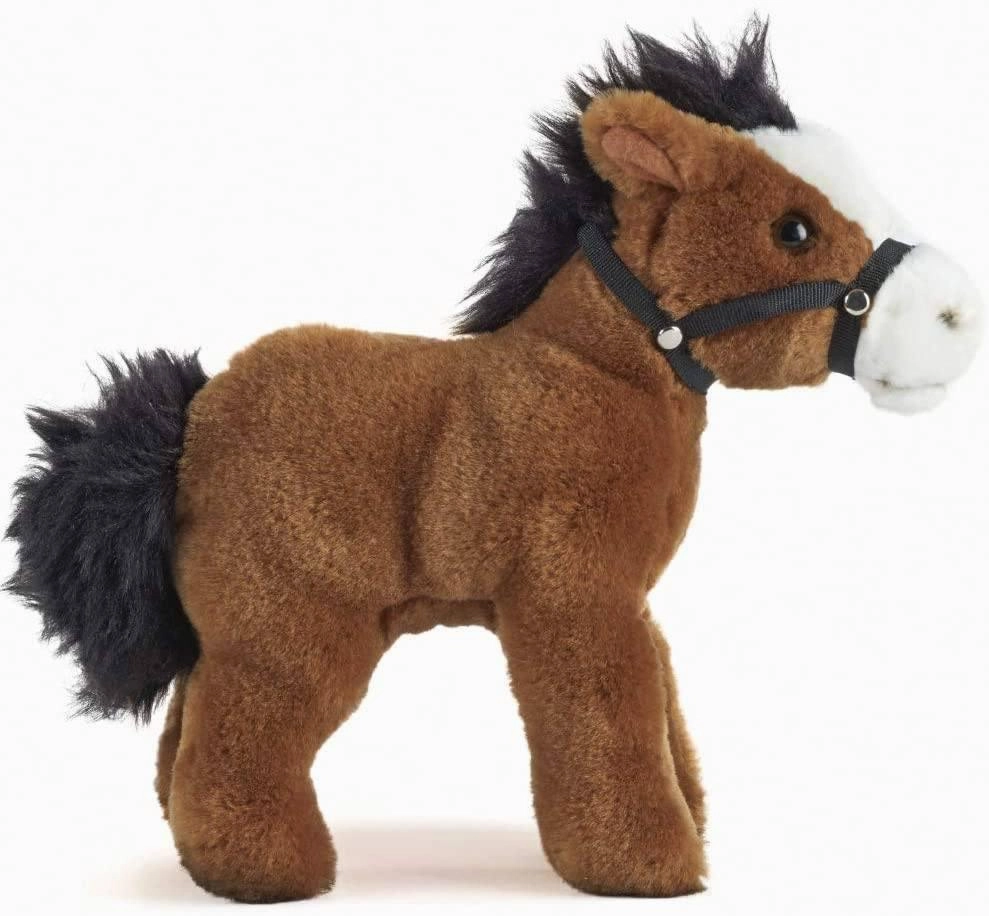 LIVING NATURE Horse with Bridle 23cm Soft Toy