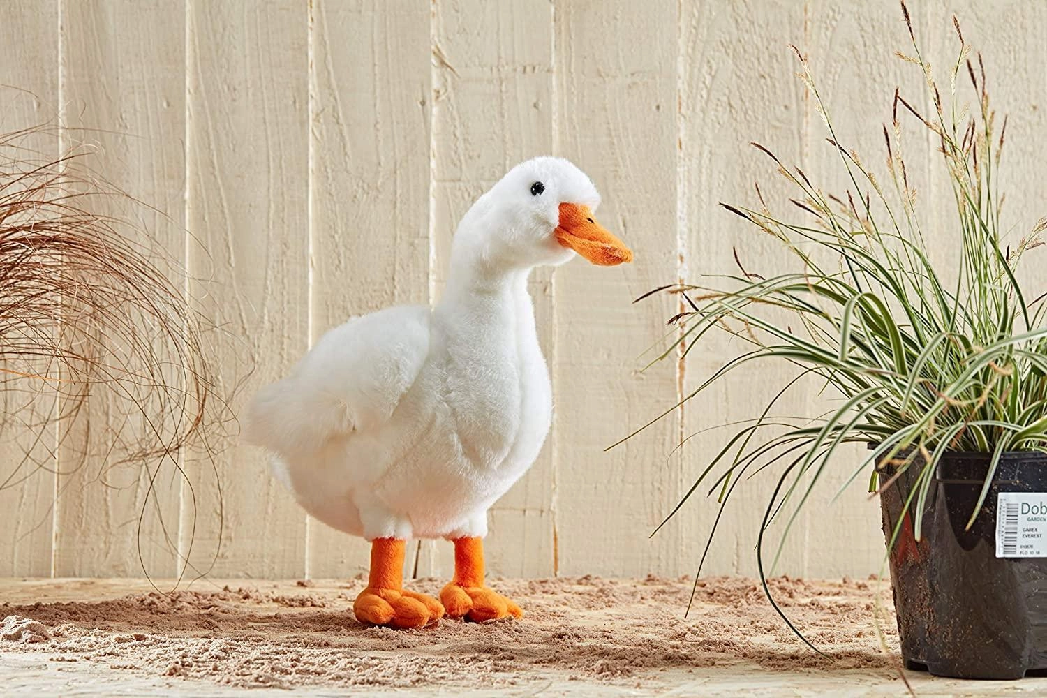 LIVING NATURE Large Duck 35cm Soft Toy