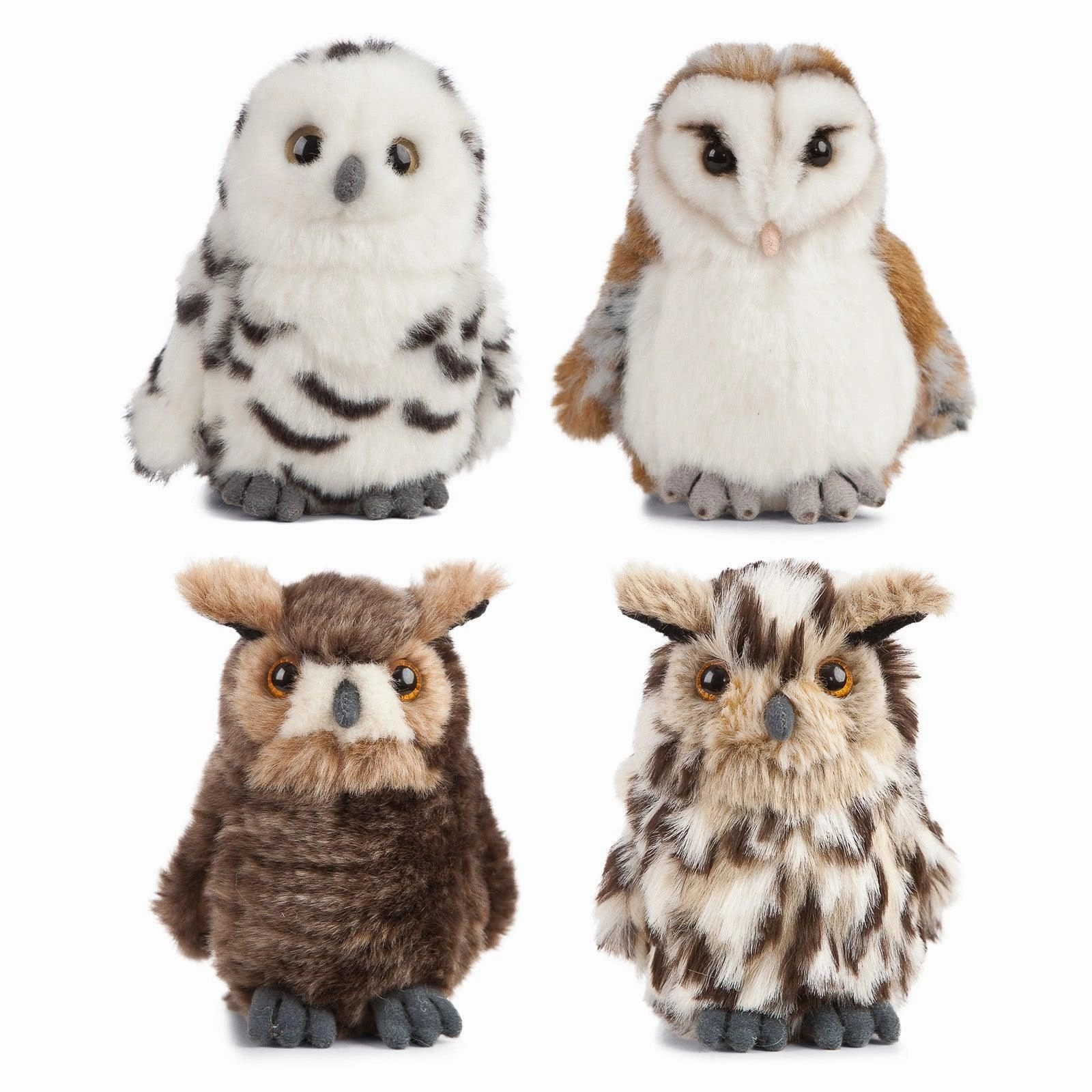 LIVING NATURE Owl Soft Toy Assortment