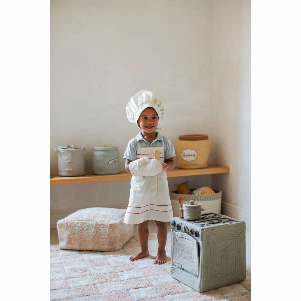 Lorena Canals Kitchen Play Basket Kitchen - 28x30x33cm (Pre-Order; Est. Delivery in 4-8 Weeks)
