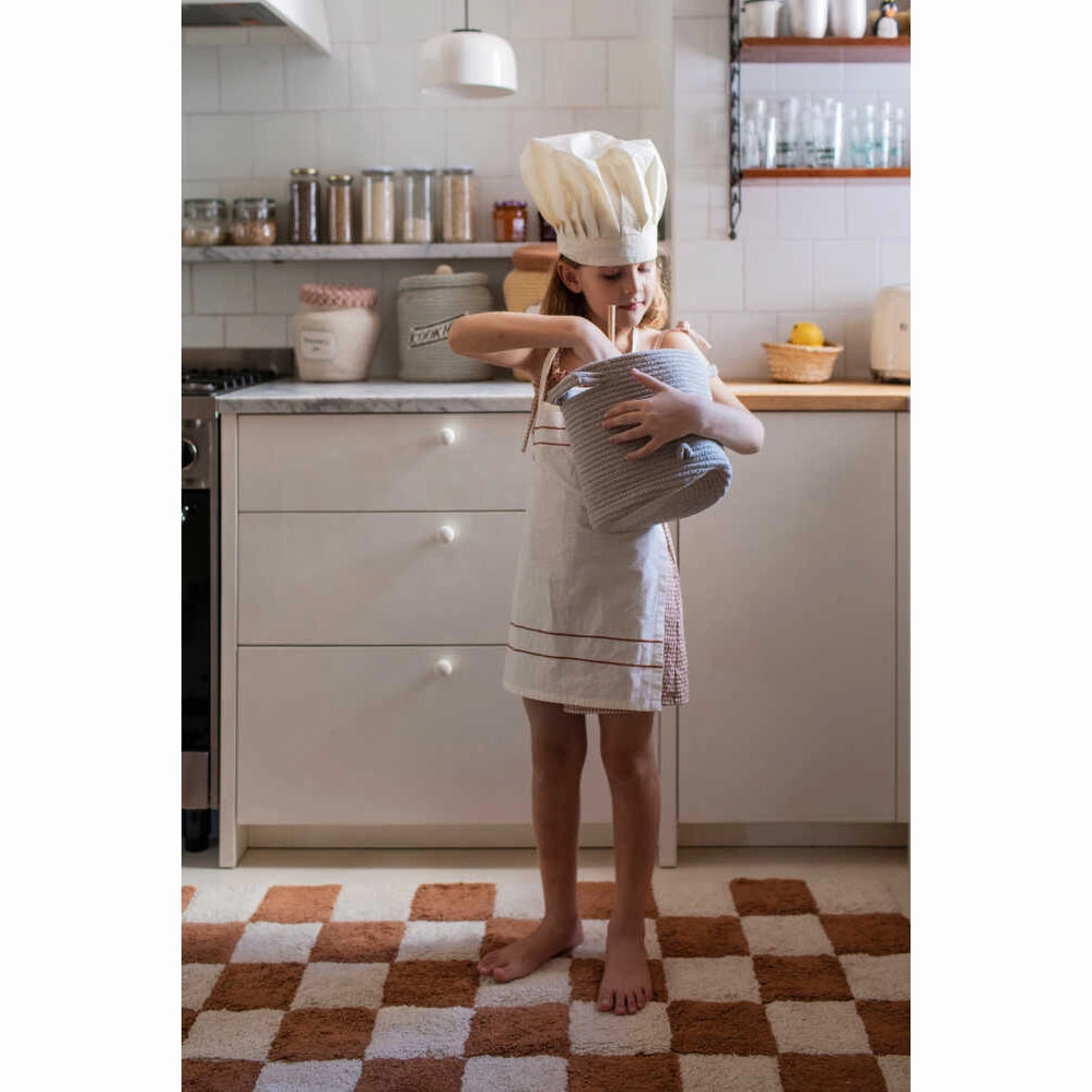 Lorena Canals Kitchen Play Basket Little Chef - 20x20x26cm (Pre-Order; Est. Delivery in 4-8 Weeks)