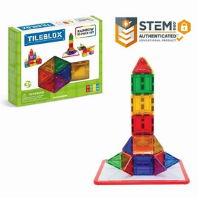 Magformers Tileblox - Rainbow 30 Piece Set (Only 1 Left In Stock)