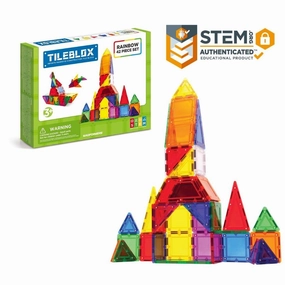 Magformers TileBlox - Rainbow 42 Piece Set