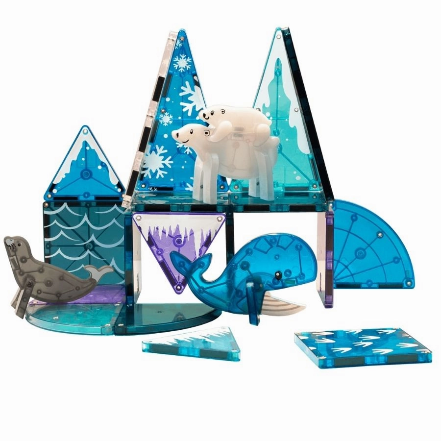 Magna Tiles - Arctic Animals 25 Piece Set Magnetic Tiles