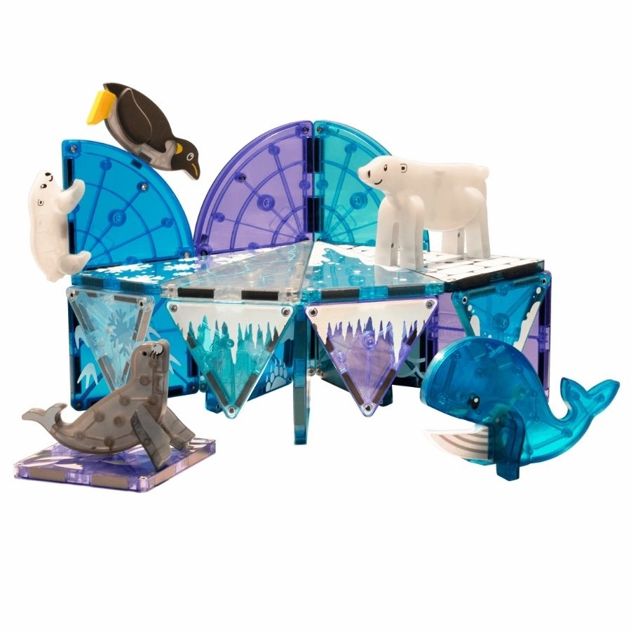 Magna Tiles - Arctic Animals 25 Piece Set Magnetic Tiles