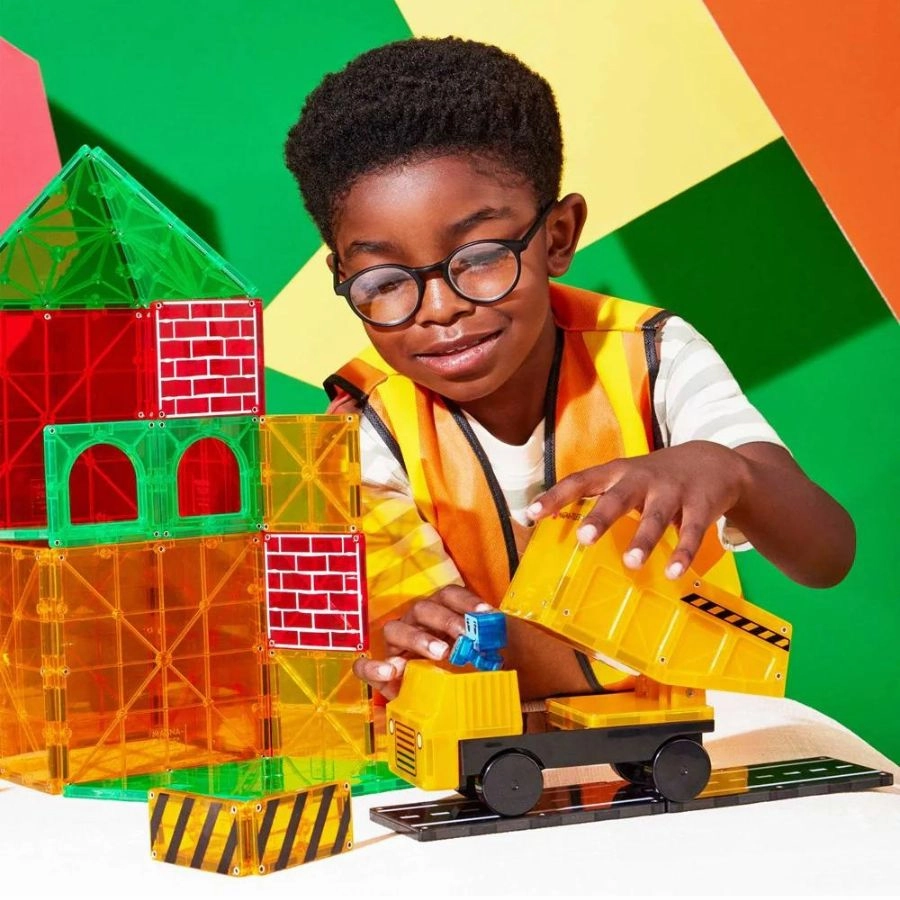 Magna-Tiles - Builder XL 50-Piece Magnetic Construction Set